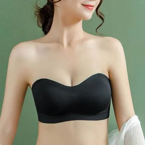 무봉제브라 끈없는브라 웨딩촬영속옷 흘러내림 오프숄더 무봉제