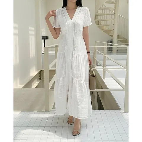 더제이수 / 르블랑 코튼 레이스 원피스