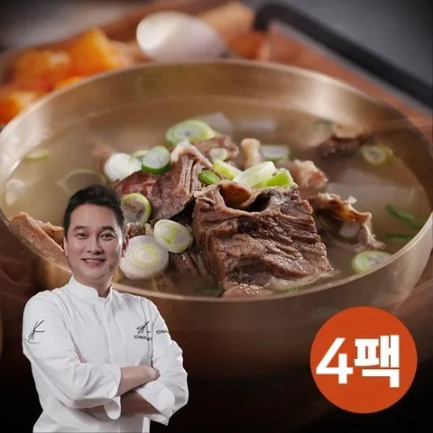 에드워드권의 특 뼈없는갈비탕 800g x 4팩