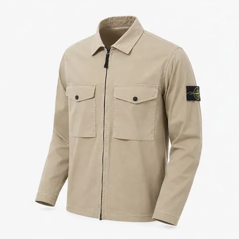 1200128 Organic Stretch Cotton Satin Overshirt (K1S15 1200128 S0012 V0094) (스트레치 코튼 새틴 오버셔츠)