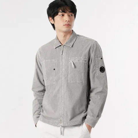 Corduroy Lens Zipped Overshirt (19CMOS097A 006410O 356) (코듀로이 렌즈 지퍼 오버셔츠)