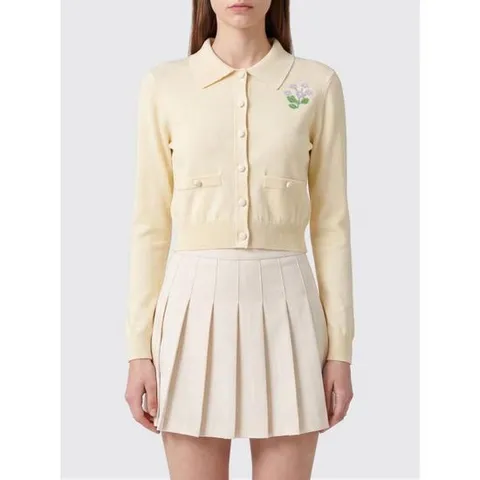 셀프 포트레이트 가디건 PF26143CAY Yellow