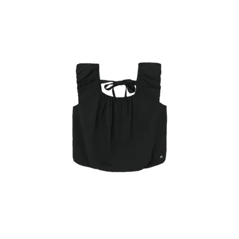 게스나시티 NQK OQ2W5603_BLK 여성 백 리본 블라우스_BLACK