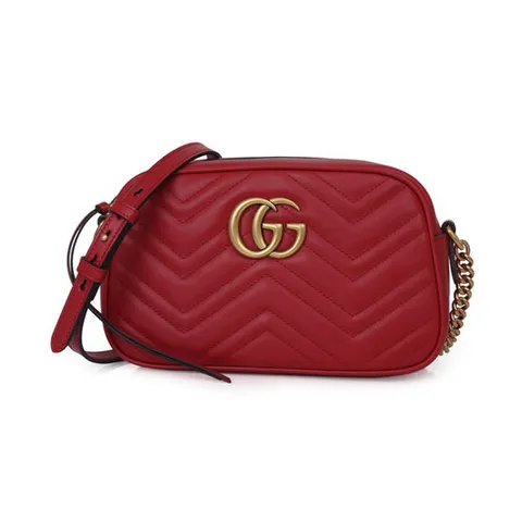 GUCCI마몽트인기숄더백 447632 6433진레드
