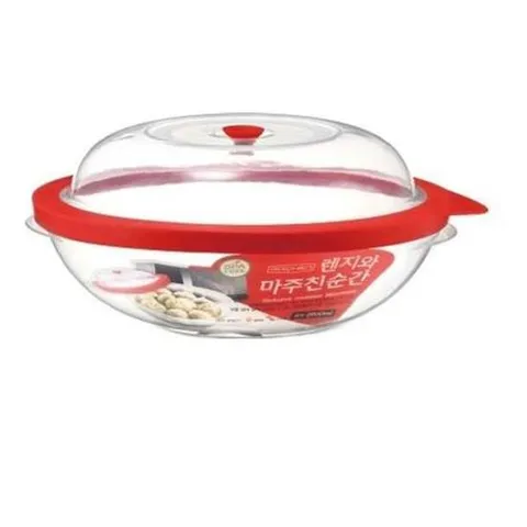 아웃백쿠폰 로이첸 전자렌지 용기 원형 2800ML 반찬통 보관통 DR