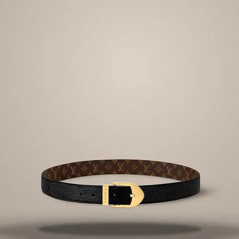 루이비통 LV 타임리스 에피 30mm 벨트 블랙 및 모노그램 M8900
