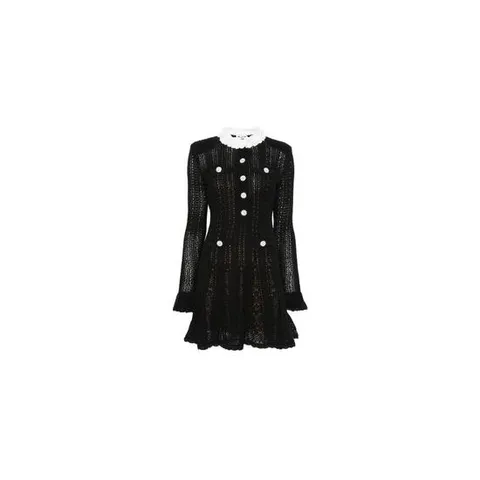 셀프포트레이트 flower trim knit mini dress 12139813011720 TP724667692