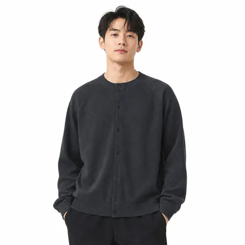 [리미드] 남성 봄 골지 미니멀 가디건 9MI-CA-NAGCA