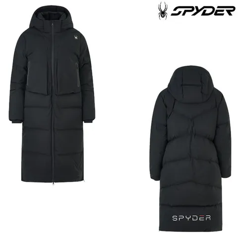 [ 롯데백화점 ]여성 [헥센] 구스 롱 다운 블랙 SPIWCNDJ354WBLK