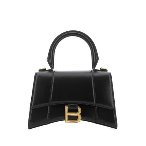 발렌시아가 아워글래스 XS 핸드백 5928331QJ4M 1000 BLACK