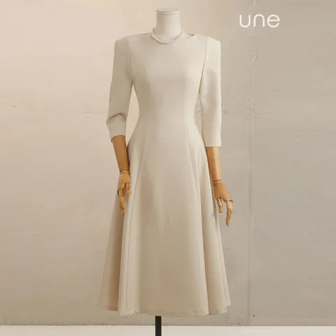 [une] 엘레강스시크 플레어원피스