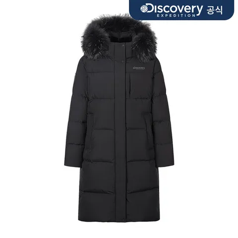 여성 고쉬 구스다운 롱패딩 (BLACK)