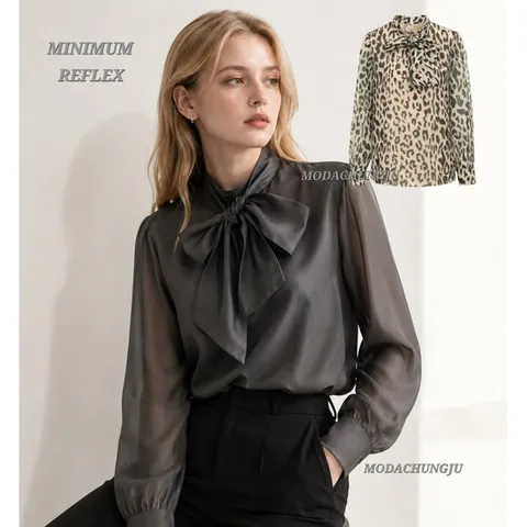 [미니멈]MD 리본타이 쉬폰 블라우스  MD MZCAWB9090_CJ