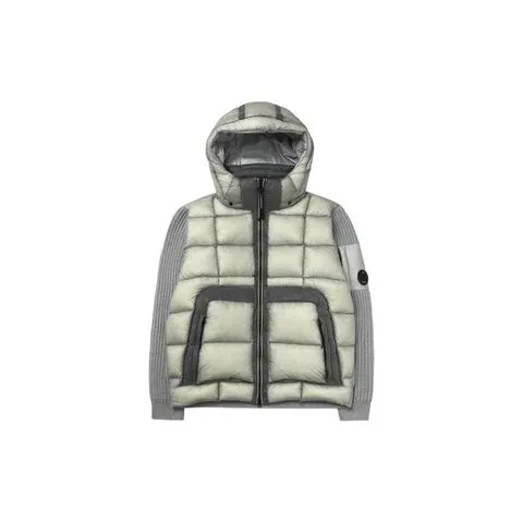 C P  컴퍼니 한국 한정 엑스트라파인 메리노울 D D 쉘 믹스드 니트 루나 락   25FW 19CMKN163K006390M