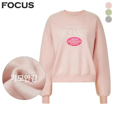 포커스 뉴욕자수양기모맨투맨티셔츠_VFI4W1TS6610