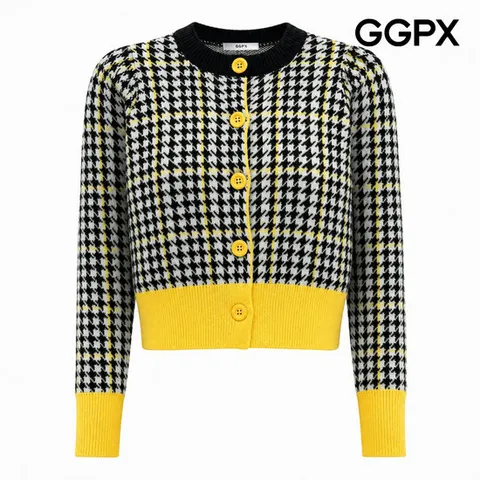 [ 롯데백화점 ][지지피엑스]하운즈투스 니트 가디건 GQ9KG001F
