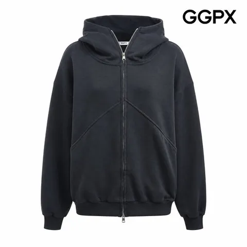 [GGPX] 캐주얼 후드 절개 투웨이 집업 점퍼 (GQ9JP005F)