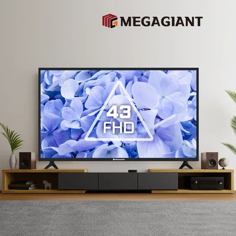 메가TV 109cm(43인치) FHD 스탠드설치 원룸 호텔 중소기업TV 택배배송