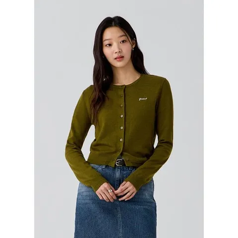 [ 롯데백화점 ][게스(진)]여성 베이직 가디건 YQ4S9485