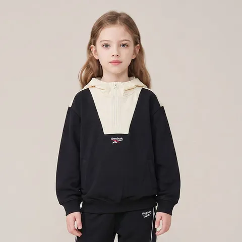 리복키즈 컬러배색 아노락 후드 RKCCHDF31018