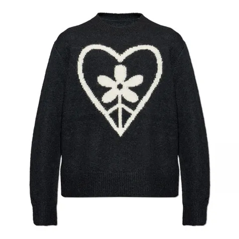 26 FW 올세인츠 핀덴 인타르시아 니트웨어 블랙 FINDENM042KD