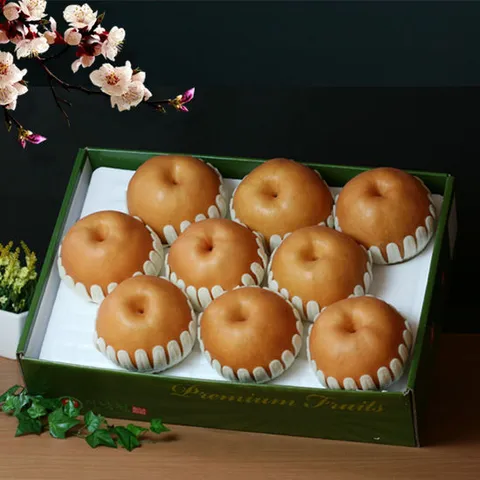 [과일선물특선]  자연미가 배세트 7.5kg, 특대 9과내외(8-10입) /황금보자기 선물포장