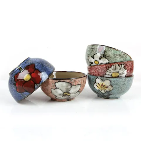 핸드페인팅 소담 대접 5P