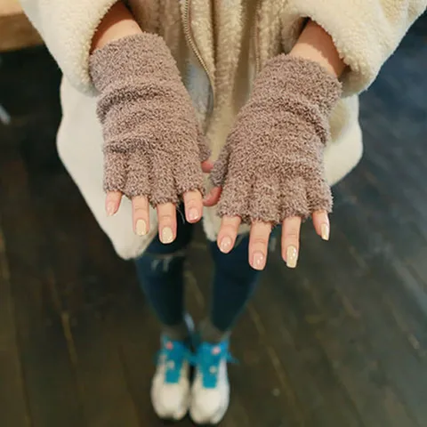 엔비 M647 암워머 장갑 반장갑 니트 겨울 방한 워머