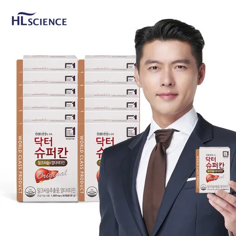 현빈 닥터슈퍼칸 밀크씨슬&멀티비타민 12개월분 실리마린