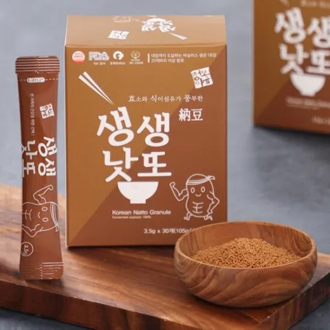 [청보마을] 프리미엄 발효 생생낫또(백태) 30포 x 2박스(총60포)