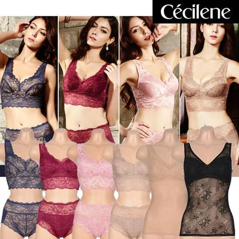 [세실엔느] 롱레이스 브라팬티 3차 11종 속옷정리함