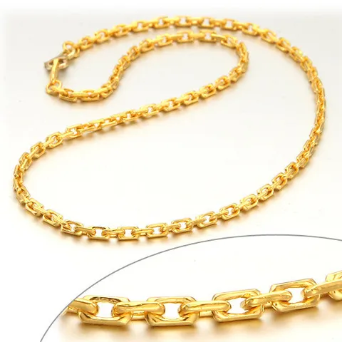 [골드리카]순금 모던체인 목걸이 18.75g+18K(99.9%)