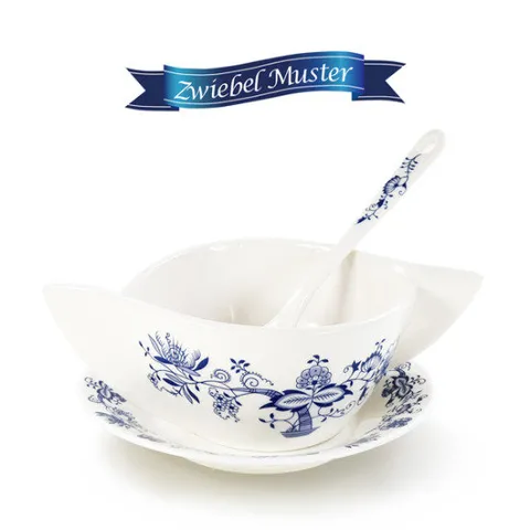 쯔비벨무스터 죽기세트(식기+받침)