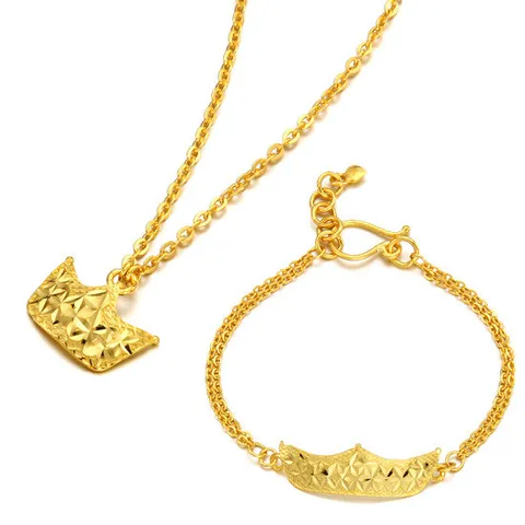 [골드리카]순금 베이비크라운 아기목걸이 팔찌7.5g(2종 중 택1)