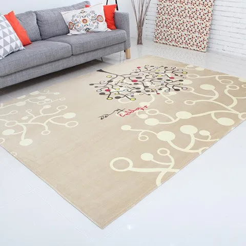 [갤러리데코]해피트리 극세사 러그 거실 대형 카페트 175x230