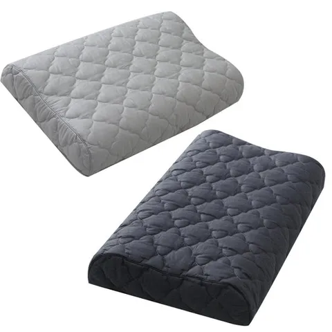 [바숨] 순면 누빔 라텍스 베개커버 굴곡형 (S- 50×30cm)