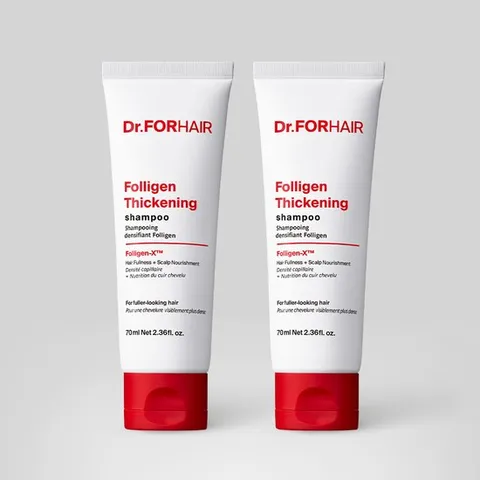 닥터포헤어 [체험특가] NEW 저자극 볼륨강화 탈모샴푸 폴리젠 씨크닝 샴푸 70mlx2