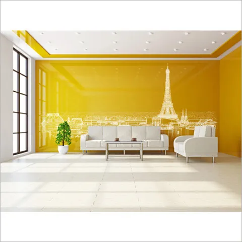 에펠탑 포인트 벽지 상업공간 인테리어 에펠탑 뮤럴벽지