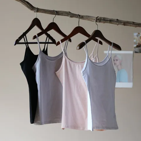 [초끈][3종세트]면스판끈나시,면나시,끈나시탑