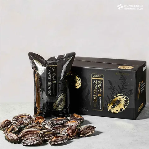 완도전복 대 11마리(780g) 선물박스포장_국내양식산[E1411B]