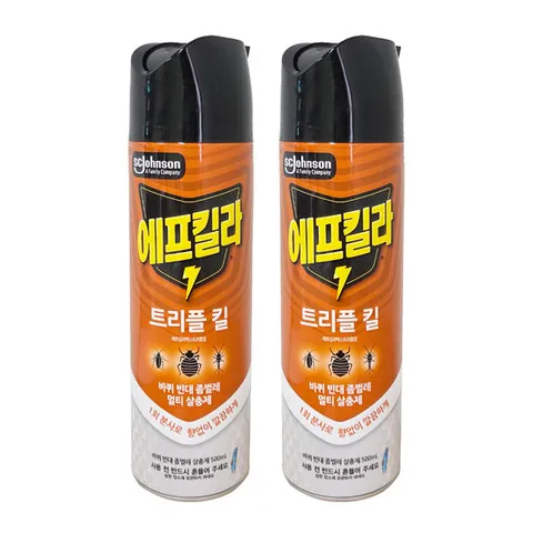 바퀴살충제-트리플킬500mlx2개/에프킬라/바퀴벌레약/벌레퇴치