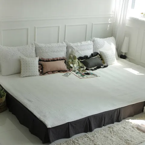 [미세스지니-맞춤침구]패밀리침대 패드 다이아 퀼팅(S+S/SS+SS)