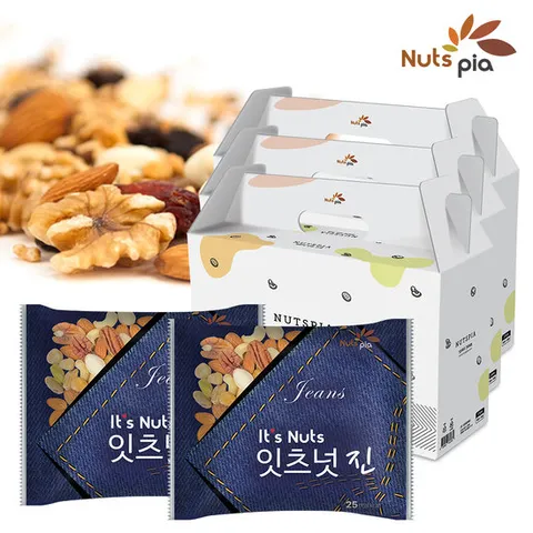 하루견과 잇츠넛 진 50봉 X 3 선물세트 [150봉]