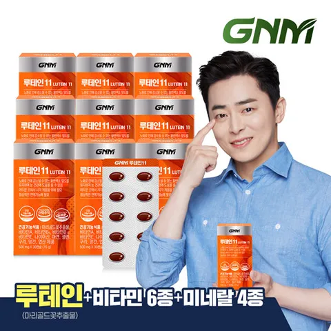 GNM 루테인11 9박스 / 눈건강 비타민B 아연 엽산