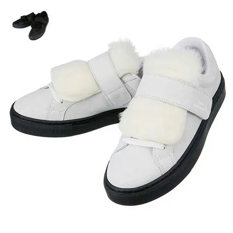 [포나리나] 안드로메다 2.5cm 소가죽 스니커즈 F162SE18