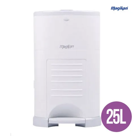 [매직캔] 25리터 기저귀통-흰색 리필봉투 기본장착 M280NSW