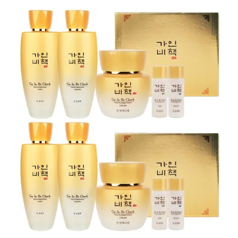 (2세트/무배)가인비책 진 여성 3종세트(+증정 30ml*2) /수삼배양근 엑소좀 피부탄력 영양보습