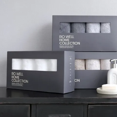 프리미엄 코마사 페이스 타올 호텔수건 4장 패키지