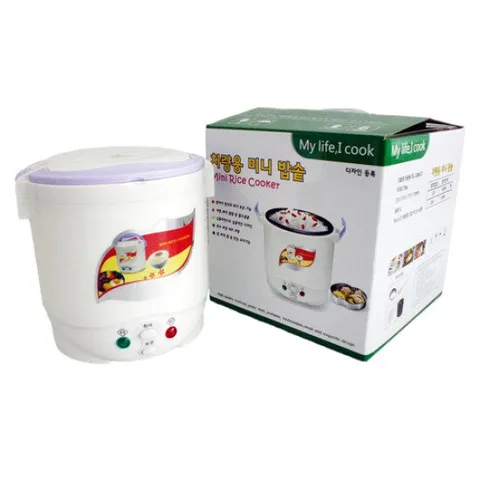 차량용 미니 전기밥솥 2인용 /캠핑밥솥/차량용밥솥/캠핑 차박