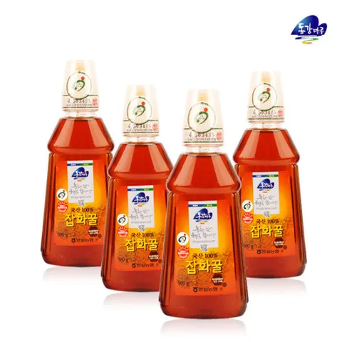 [농협-직송/동강마루} 잡화 벌꿀(500g튜브x4통) 